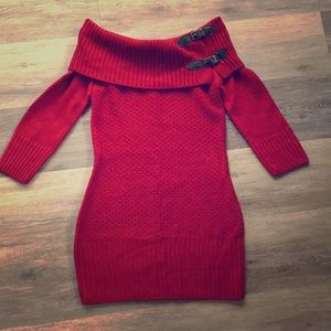 Boat neck sweater